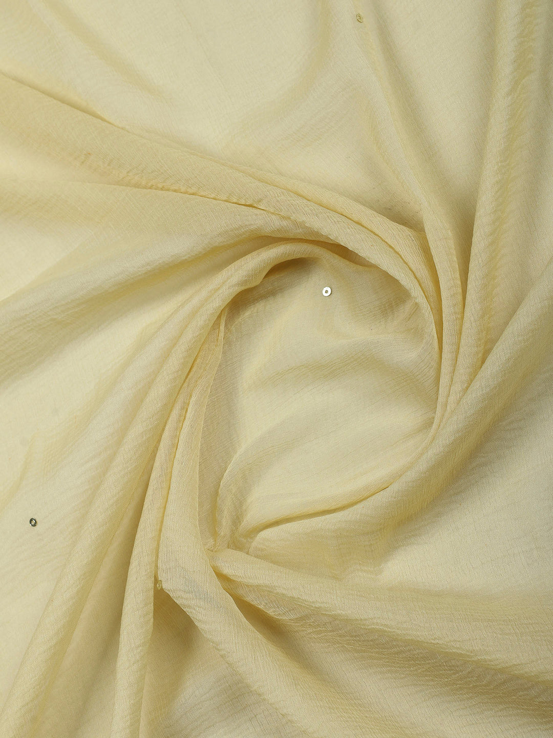 Yellow Muslin Woven Unstitched Dress Material