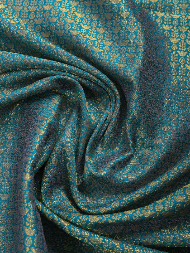 Lavender Embroidered Art Silk Saree