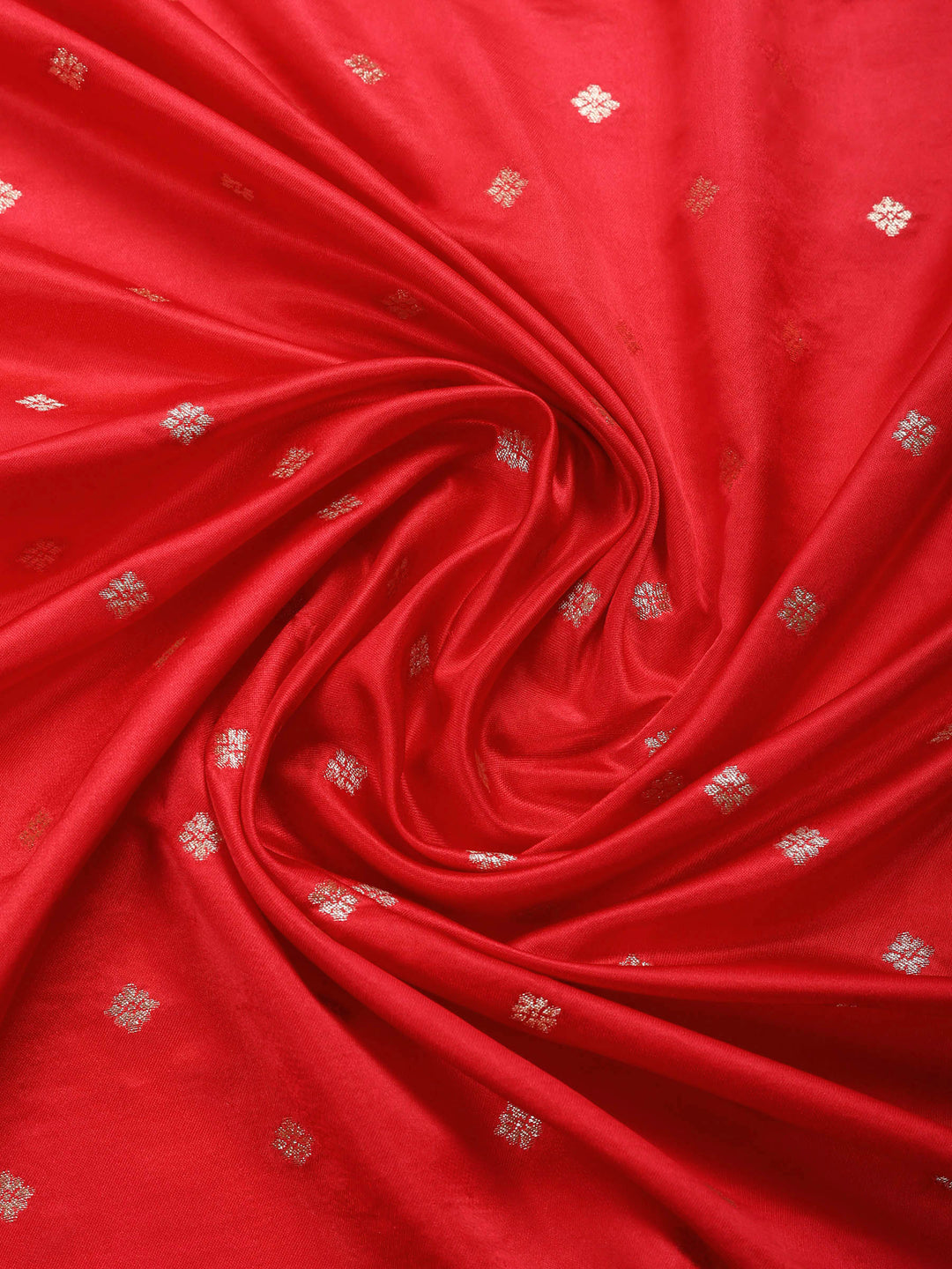 Rani Embroidered Satin Saree