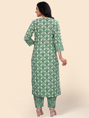 Printed Cotton Kurta Set