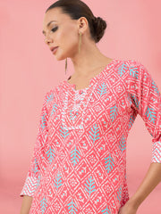 Printed Cotton Kurta Set