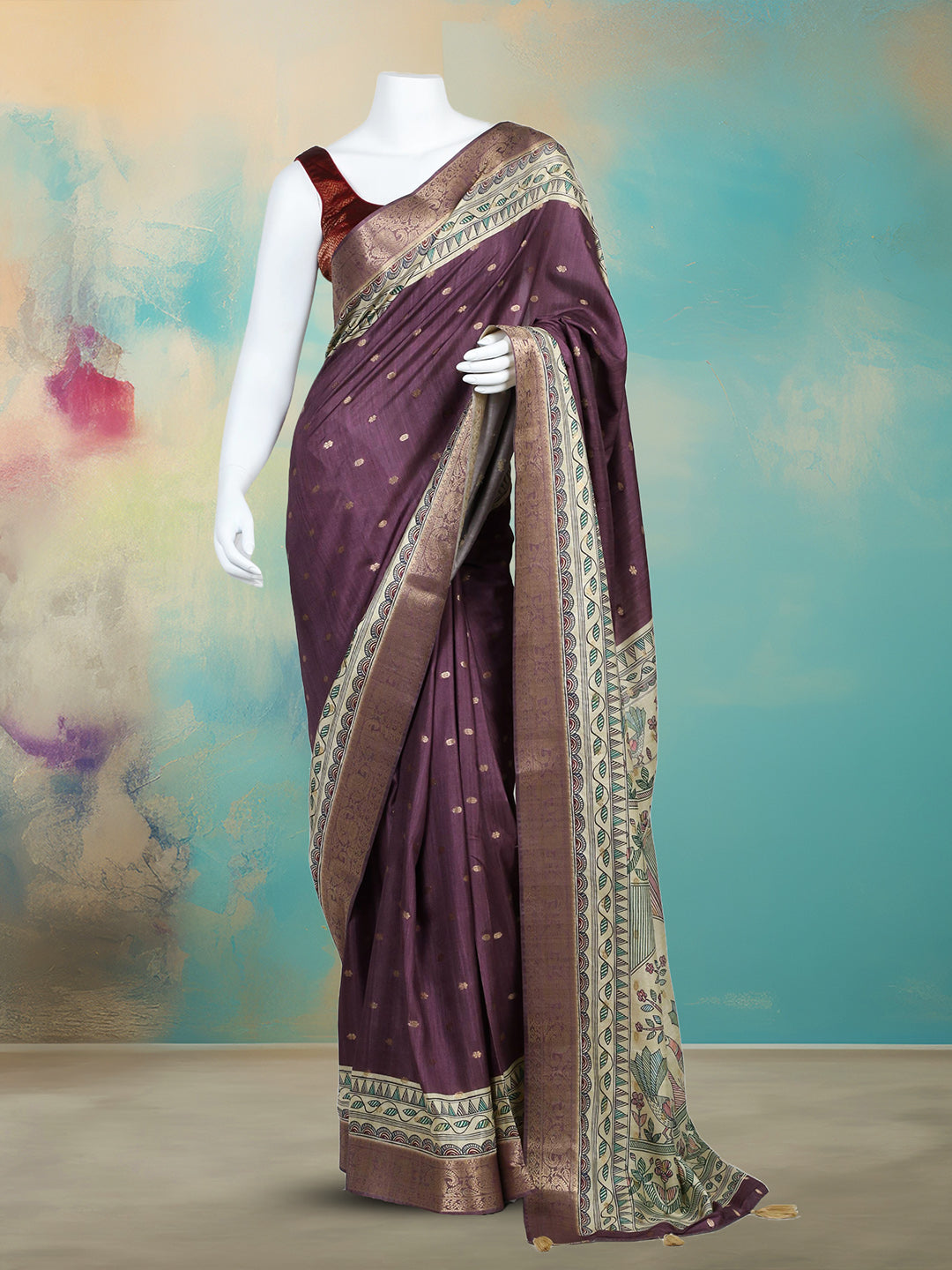 Woven Design Art Silk Saree