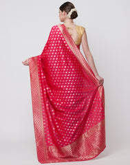 MBZ Meena Bazaar-Rani Banarasi Woven Saree