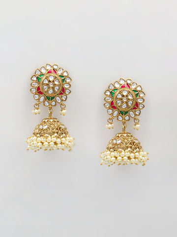 Multicolor Jhumki Earrings