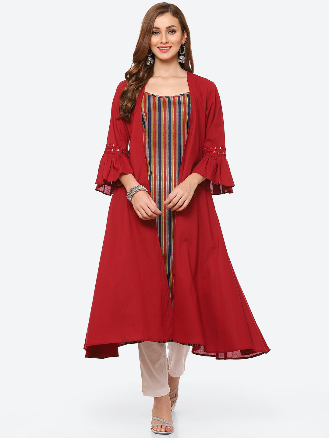 Printed Cotton Double Layered Kurta