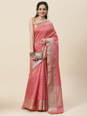 Zari Booti Handloom Woven Saree