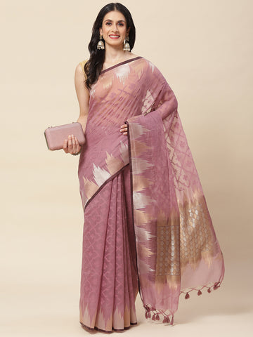 Resham Jaal  Woven Cotton Saree