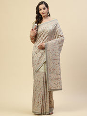 Resham Jaal Embroidered Georgette Saree