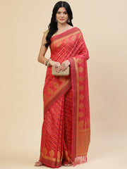 Stone Booti Cotton Woven Saree