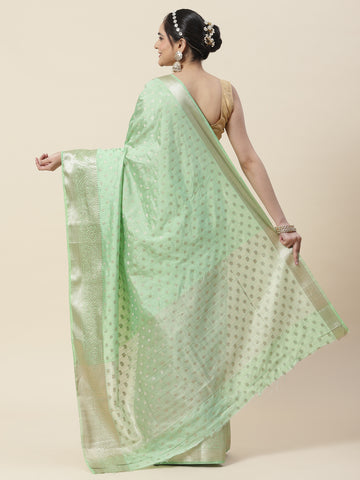 Zari Booti Handloom Woven Saree