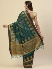 Stone Booti Cotton Woven Saree