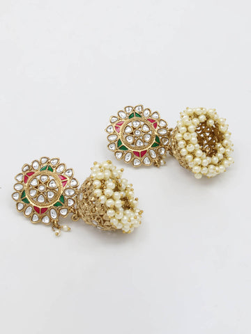 Multicolor Jhumki Earrings