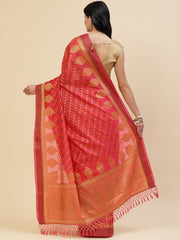 Stone Booti Cotton Woven Saree