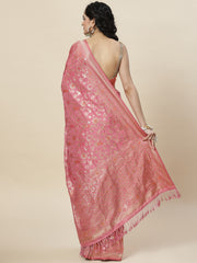 Gota Work Banarasi Woven Saree