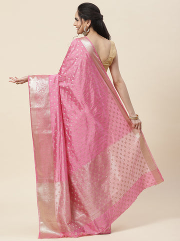 Zari Booti Handloom Woven Saree