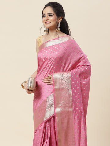 Zari Booti Handloom Woven Saree