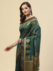 Stone Booti Cotton Woven Saree