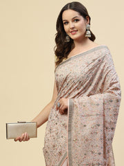 Resham Jaal Embroidered Georgette Saree