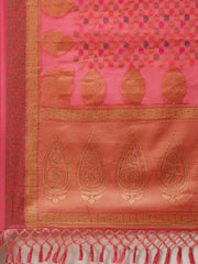 Stone Booti Cotton Woven Saree