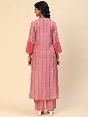 Printed Muslin Kurta With Pants