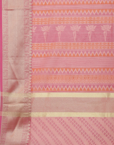 Printed Cotton Supernet Saree