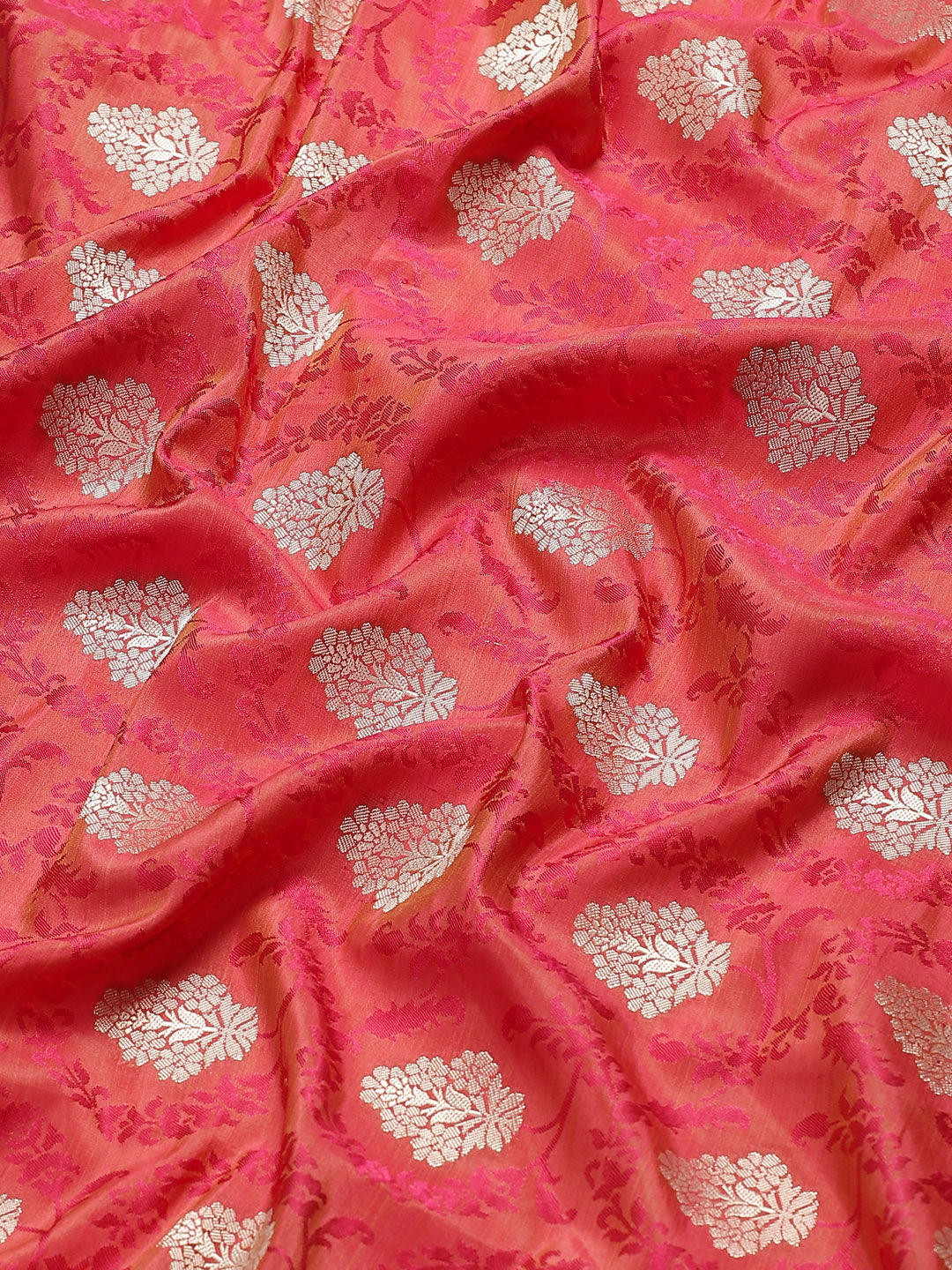Zari Border Booti Art Handloom Woven Saree