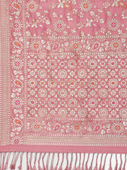 Gota Work Banarasi Woven Saree