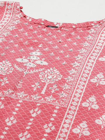 Printed Muslin Kurta