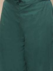 Resham Booti Cotton Kurta With Pants & Dupatta